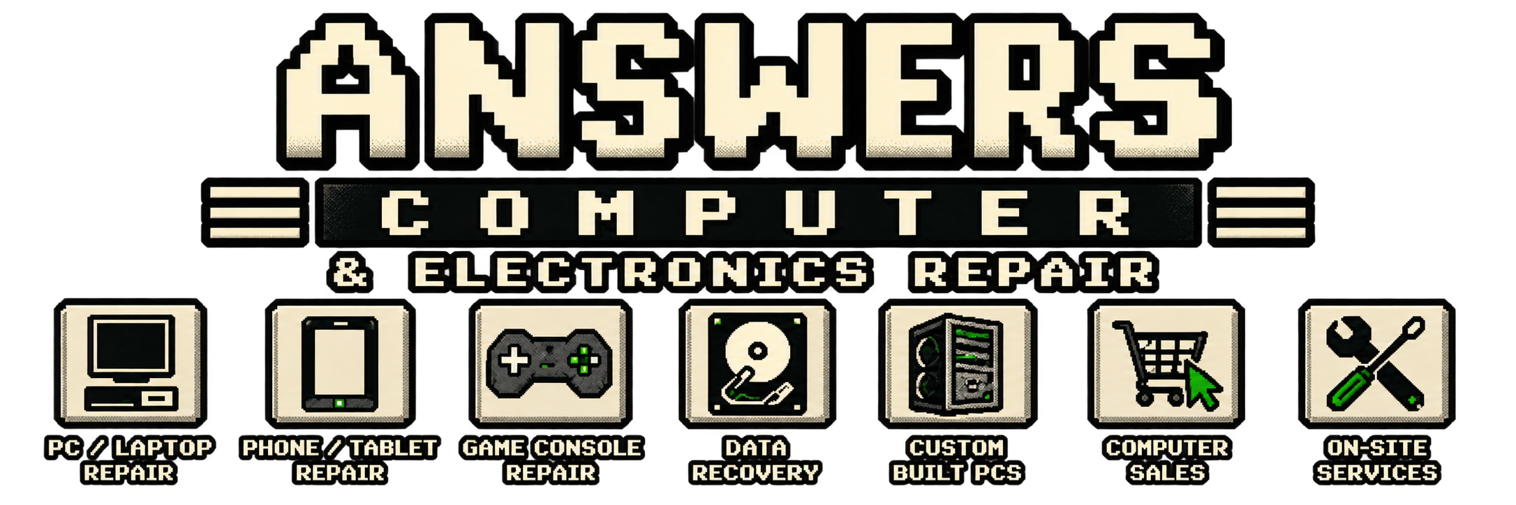 Answers Computer and Electronics Repair shop